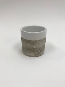 White Textured Ceramic 2.5"